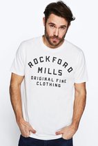 Rockford Mills Heren T-shirt Wit - Maat XL