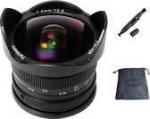 7artisans 7.5mm F2.8 Fish-Eye manual focus lens Olympus Panasonic systeem camera + Gratis lenspen en lens tas