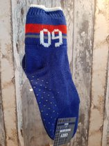 Huissokken heren antislip blauw maat 41 / 46