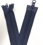YKK rits dubbel deelbaar spiraal rits 70 cm lang Donkerblauw