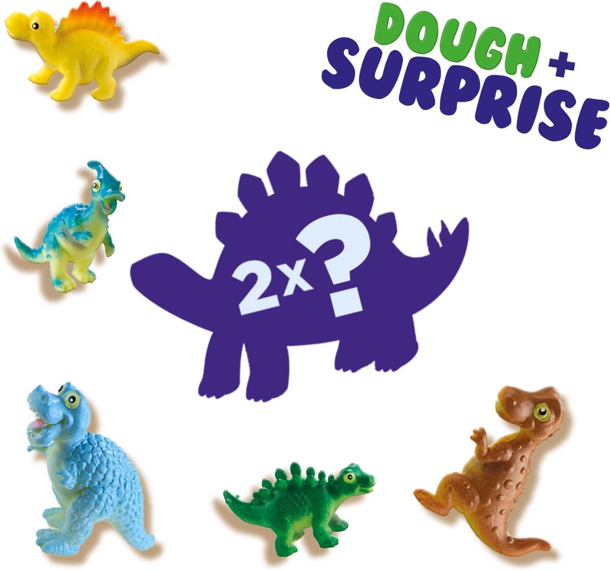 SES Creative Pâte à modeler avec surprise - Dinosaure