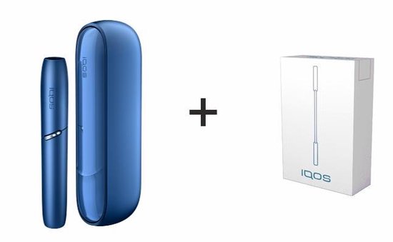 Iqos 3 DUO - Apparaat voor tabak verwarmen - Stellar Blue | bol