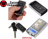 Current Components - Autosleutel Weegschaal - Pocket Scale  -  Inclusief Batterij
