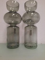 2 mooie vazen | zwart