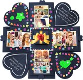 Blooming Roses Explosion Box - Valentijns Verrassingsbox - DIY fotoboek - Creatief cadeau inclusief stickers & schaar!