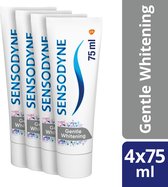 Sensodyne tandpasta Blanchissant Doux pour Dents Sensibles 4 X 75 ML