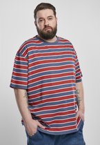 Urban Classics Heren Tshirt -XL- Yarn Dyed Oversized Board Stripe Multicolours