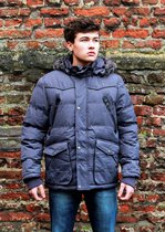 Parka Winterjas Donkergrijs Maat XL
