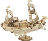 ROBOTIME 3D Wooden Puzzle TG-307 Japanese Diplomatic Ship