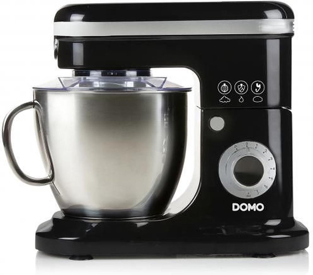Domo DO1023KR - Keukenmachine - 6L - Zwart