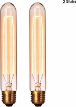 Edison kooldraad lamp, vintage retro gloeilamp, filament antiek bulb, E27 grote fitting 60 watt- T185 spiraal Retro Lights