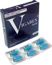 Vigarex Forte - Erectiepillen voor mannen - Natuurlijke viagra - Stimulerend middel - 6 capsules