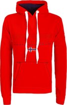Geographical Norway Sweatshirt Heren Hoodie Rood Gasic - XL