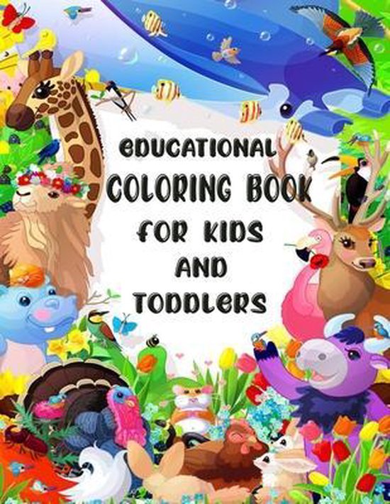 Educational Coloring Book for Kids and Toddlers, Khb Design