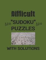 Difficult 320 Sudoku Puzzles with solutions