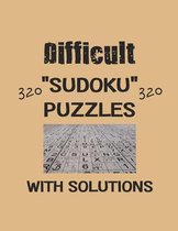 Difficult 320 Sudoku Puzzles with solutions