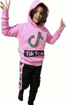 MEISJES TikTok trainingspak | Trainingspak | roze | maat 11  JAAR GF52