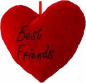 Hartjes knuffel best friend - valentijn - liefde - hartjes decoratie - hartjes - best friends