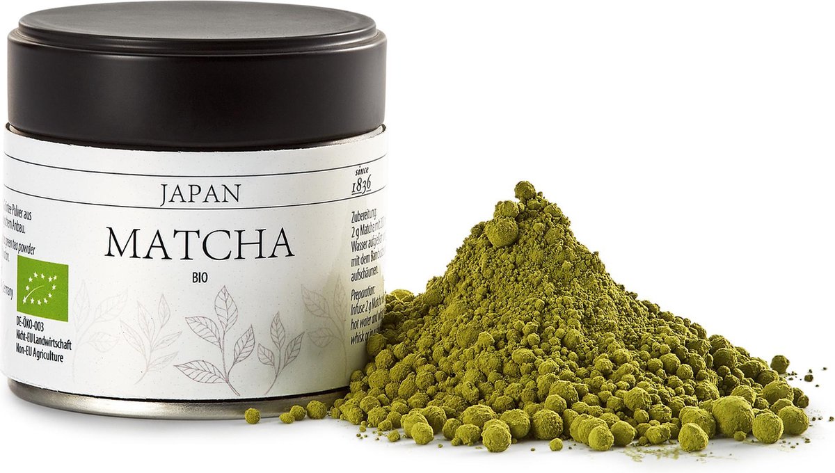 Matcha bio - Thé vert en poudre du Japon - 200g à 10 kg