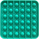 Poppit Pop Bubbel Fidget Toy - Vierkant Kleur Groen