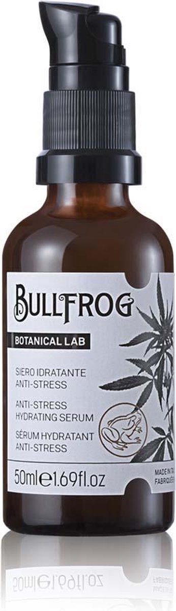 Bullfrog Botanical Anti-stress Hydrating Serum - met Cactusvijg/Hennep/Hyaluronzuur - 50ML