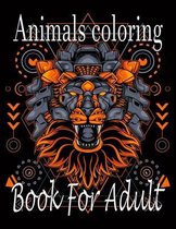 Animals Coloring Book For Adult