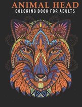 Animal Head Coloring Book For Adults
