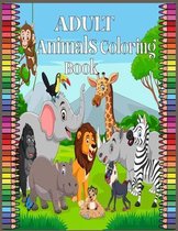 Adult Animals Coloring Book
