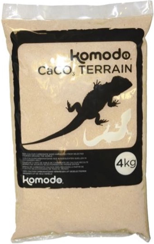 Komodo Caco Zand - Wit - 4 kg - Komodo