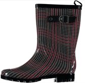 Xq Footwear Regenlaarzen Gesp Dames Rubber Zwart/rood Maat 38