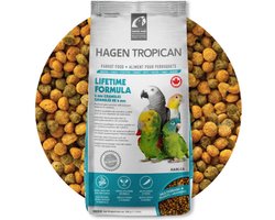 Hari Tropican Lifetime Formula 820gr Papegaaienvoer - Voer Grijze Roodstaart - Voer Ara -