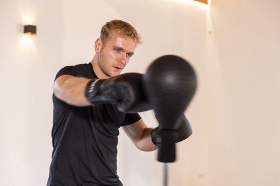 AJ-Sports Bokshandschoenen 12 oz - Boxing gloves - Boks - Boxing - Kickbokshandschoenen - Bokshandschoenen dames en heren - Kickboksen - 4 seizoenen - Zwart