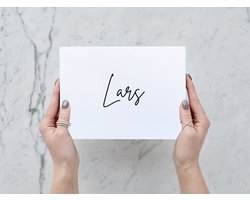Gepersonaliseerde Giftbox - Geschenkdoos met naam zwart - Geschenkdoos met magnetische sluiting - Geschenkdoos met deksel - Giftbox Wit - Cadeaudoos - Giftset - Kerstpakket - Kerstcadeau