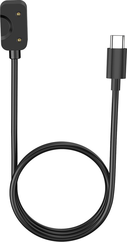 Oplaadkabel geschikt voor Samsung Galaxy Fit 3 - 1.0 Meter - USB-C - Zwart
