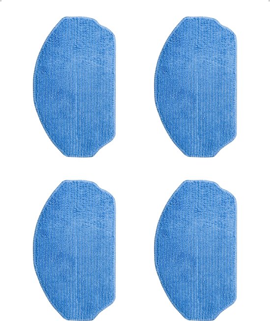 CleanWise Henk - 4 Dweildoeken - Dweilpads voor robotstofzuiger CleanWise Henk