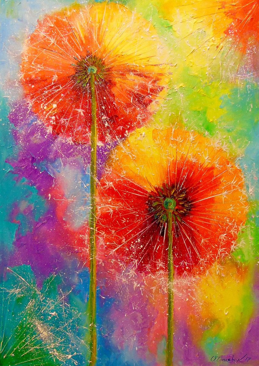 Enjoy Puzzle legpuzzel Dandelions - 1000 stukjes kleurrijk.
