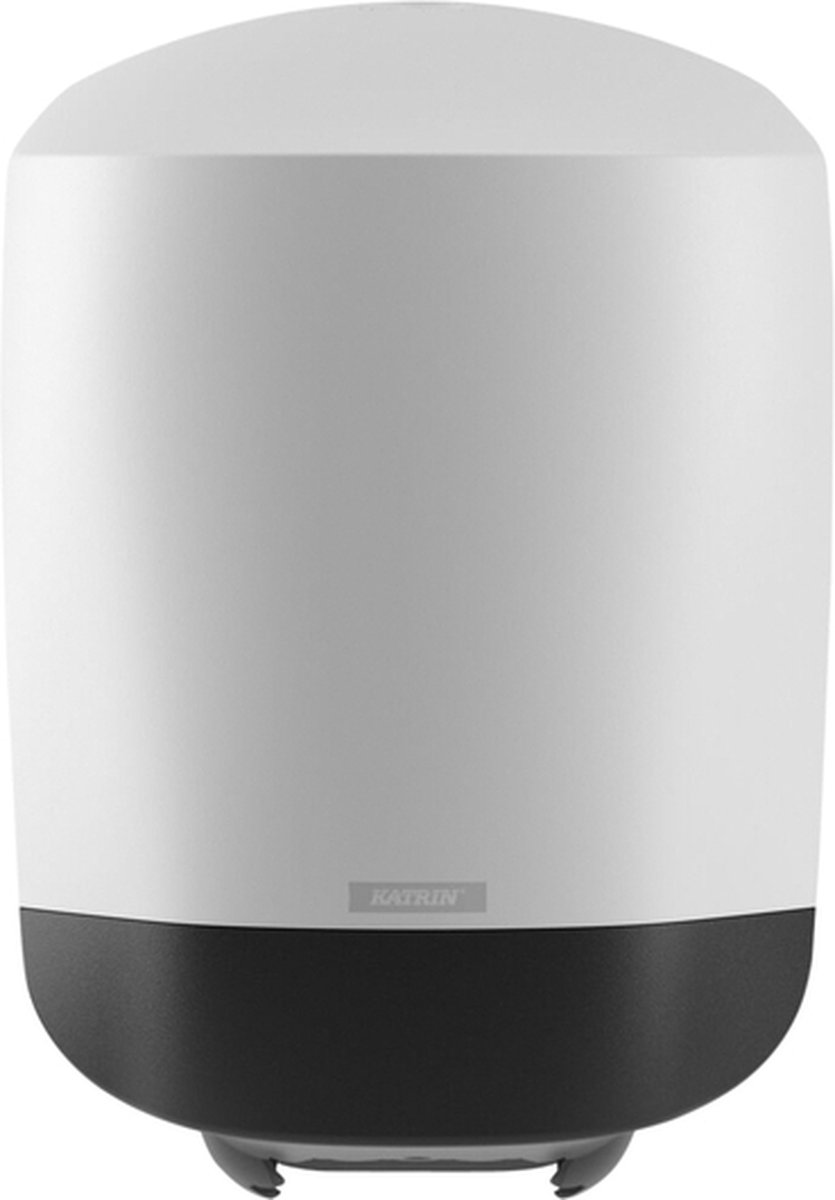 Poetspapierdispenser katrin medium wit