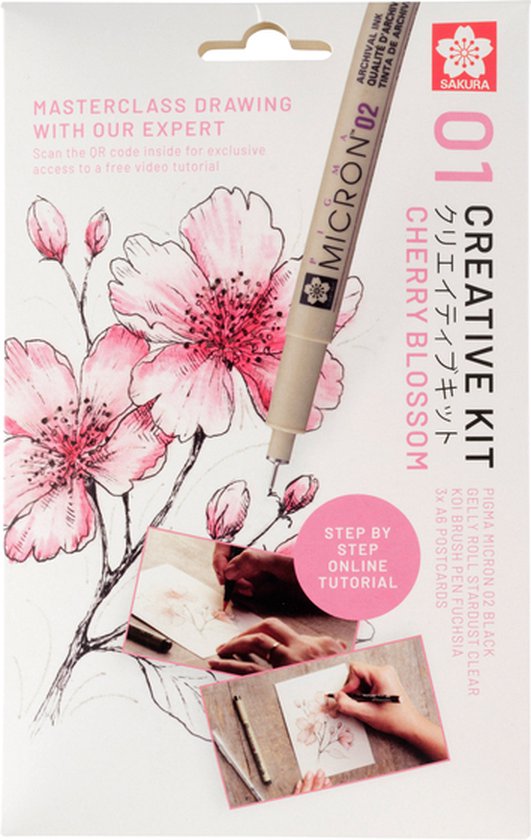 Kit De Broderie Point De Croix DMC 'Cerisier En Fleur' - Collaboration British Museum, Fournitures Incluses