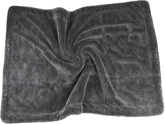Serviette torsadée en microfibre à boucle torsadée pour sécher les détails Super absorbant Chiffon de nettoyage en microfibre 700 g/m² 71,1 x 91,4 cm (gris Serviette torsadée en microfibre à boucle torsadée pour sécher les détails Super absorbant Chiffon de nettoyage en microfibre 700 g/m² 71,1 x 91,4 cm (gris