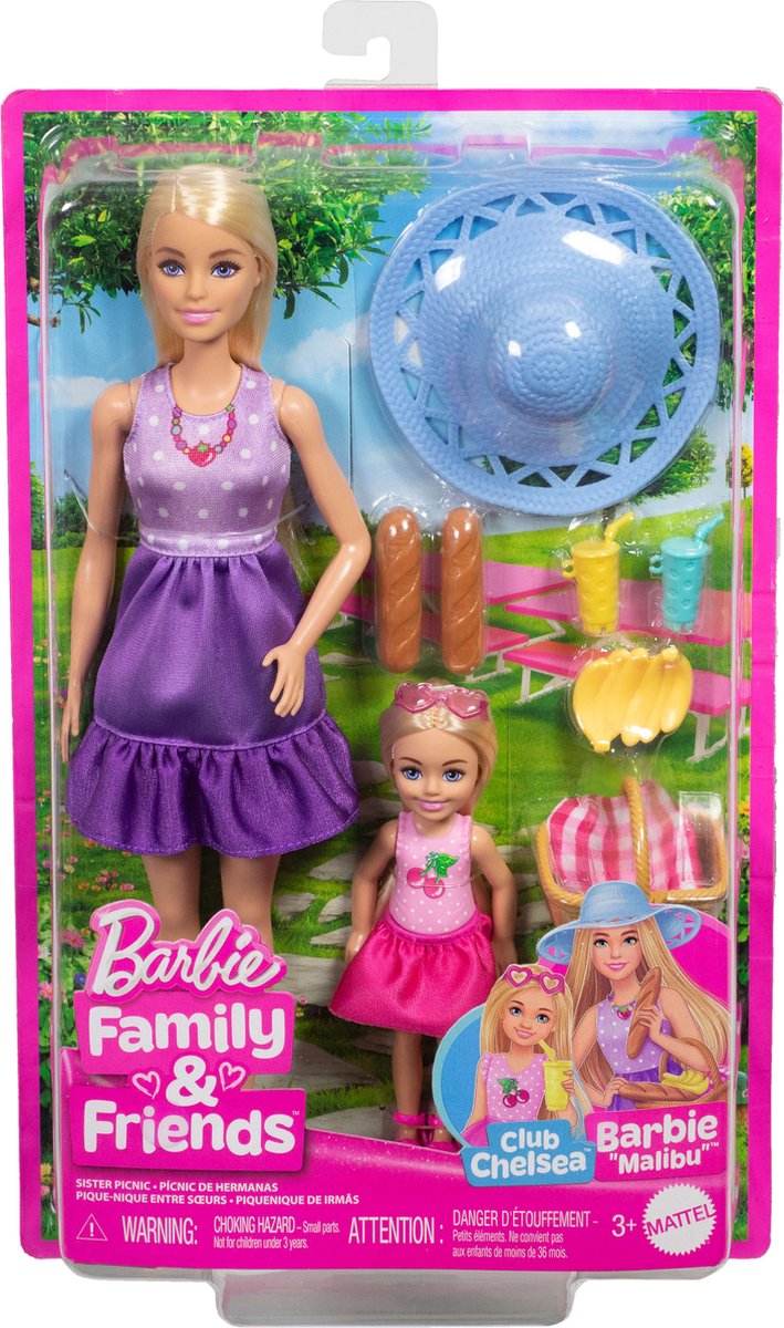 Barbie Malibu Picknickset met Chelsea - Modepop — afbeelding 5