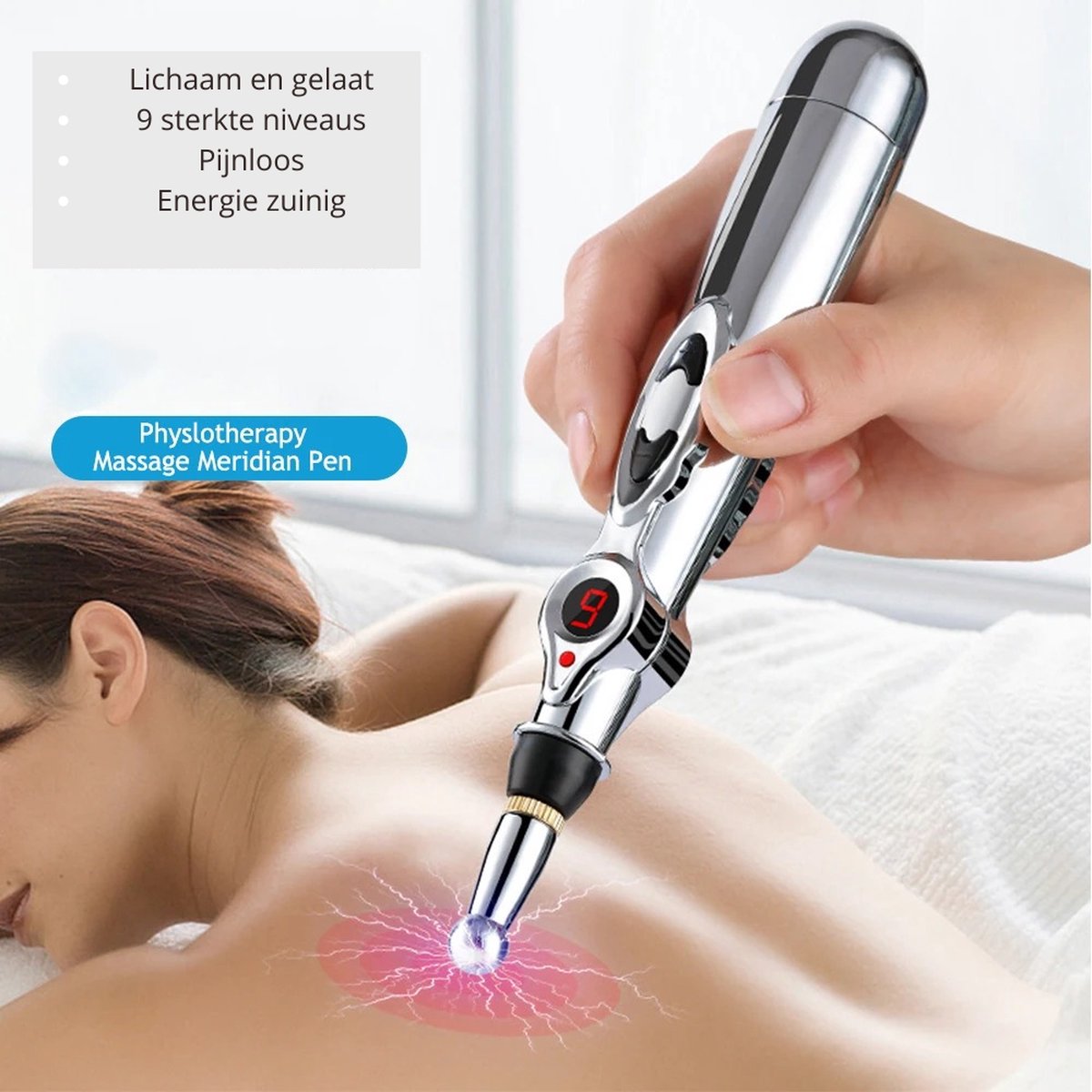 Massage Pen Elektrisch met Instelbare Intensiteit - afbeelding 2