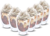 Bol.com OTIX Dubbelwandige Glazen - Koffietassen - Koffieglazen - 6 stuks - Transparant - 300ml - Glas aanbieding
