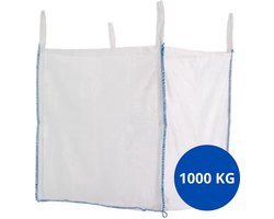 NK Big bag 1500KG 0,90m x 0,90m x 1,30m met 4 lussen en een gesloten bodem