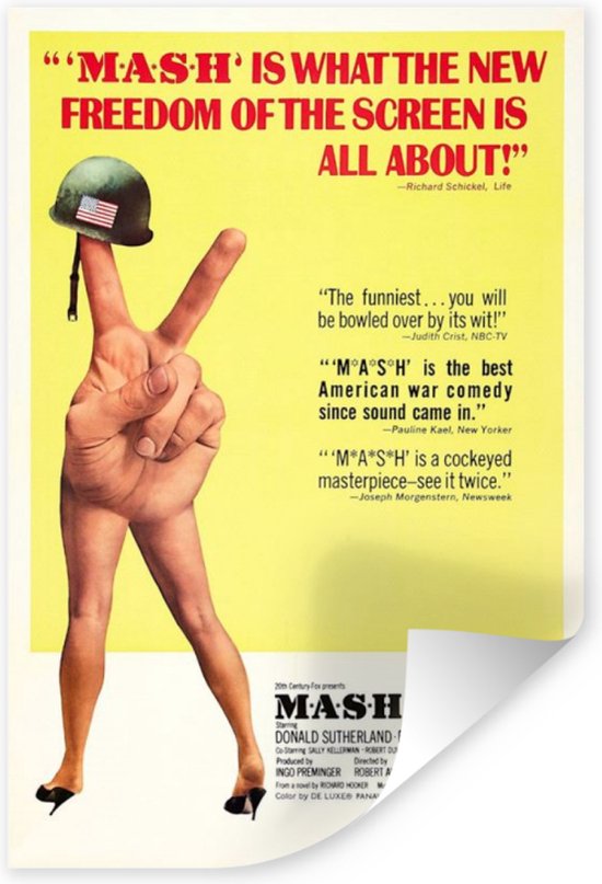 Poster - MASH, 1970 - Originele Film poster, Premium Print, Professioneel Fotopapier