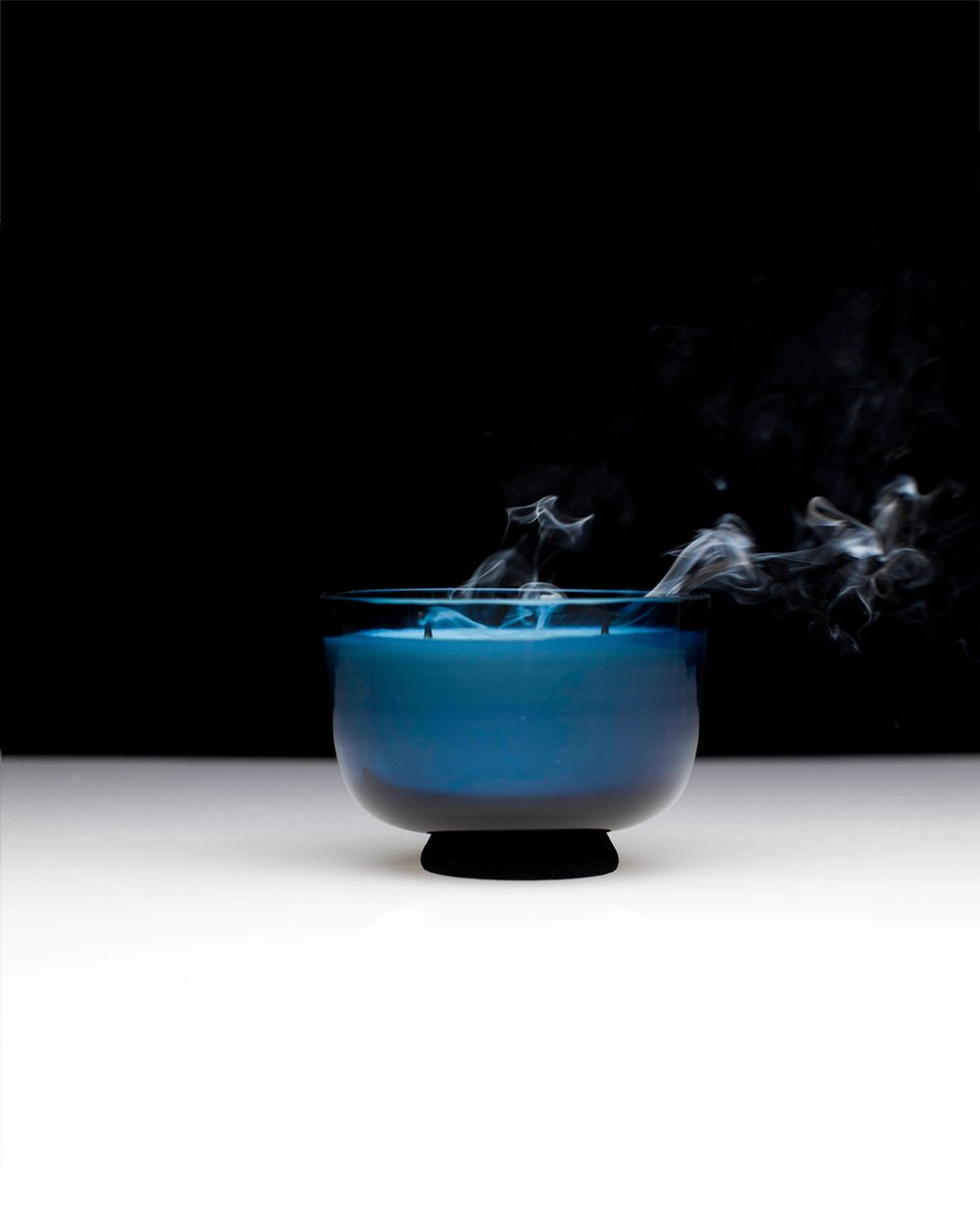 Serax Vincent Van Duysen Panarea geurkaars XS D9.6cm H6.5cm donkerblauw