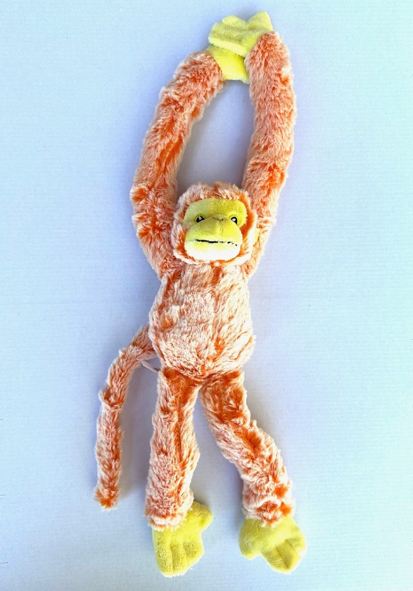 PIA Soft Toys - Hang Aap geel - 32 cm
