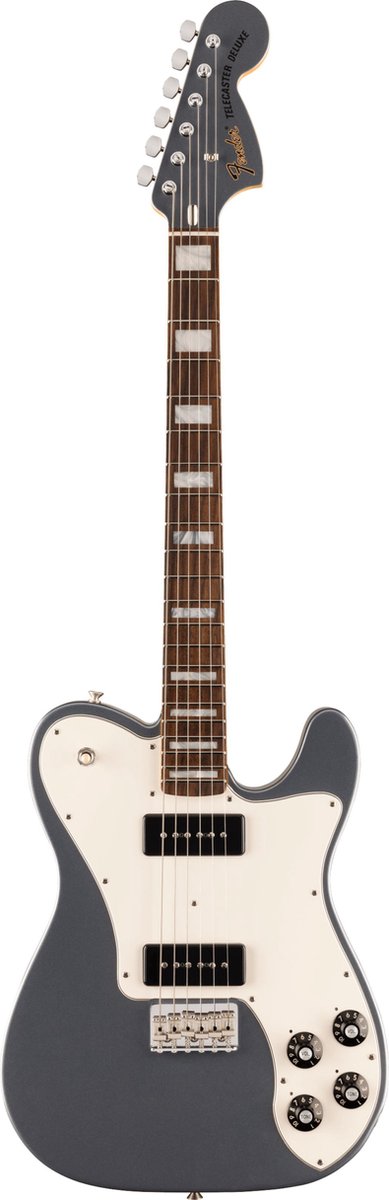 Fender Chris Shiflett Cleaver Telecaster Charcoal Frost Metallic - Elektrische gitaar