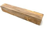 D.O.M. Draaihout Blok Olijfhout - 5x5x30 cm voor Houtdraaien & DIY