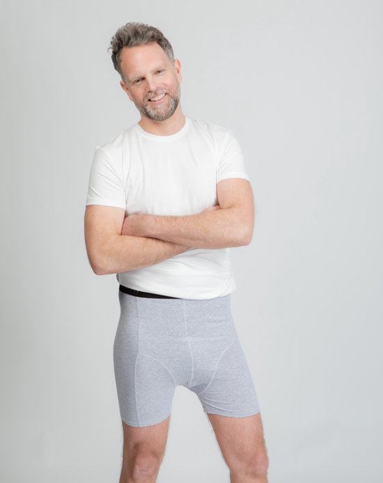 Yvanta underwear - Stoma ondergoed met buidel - Grijs - maat M