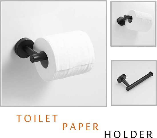 Gouden Handdoekenrek en Toiletrolhouder Set Geborsteld